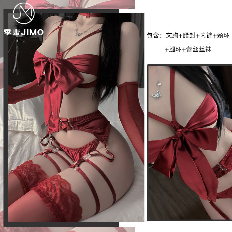 性感情趣内衣吊带绑带连体衣F388