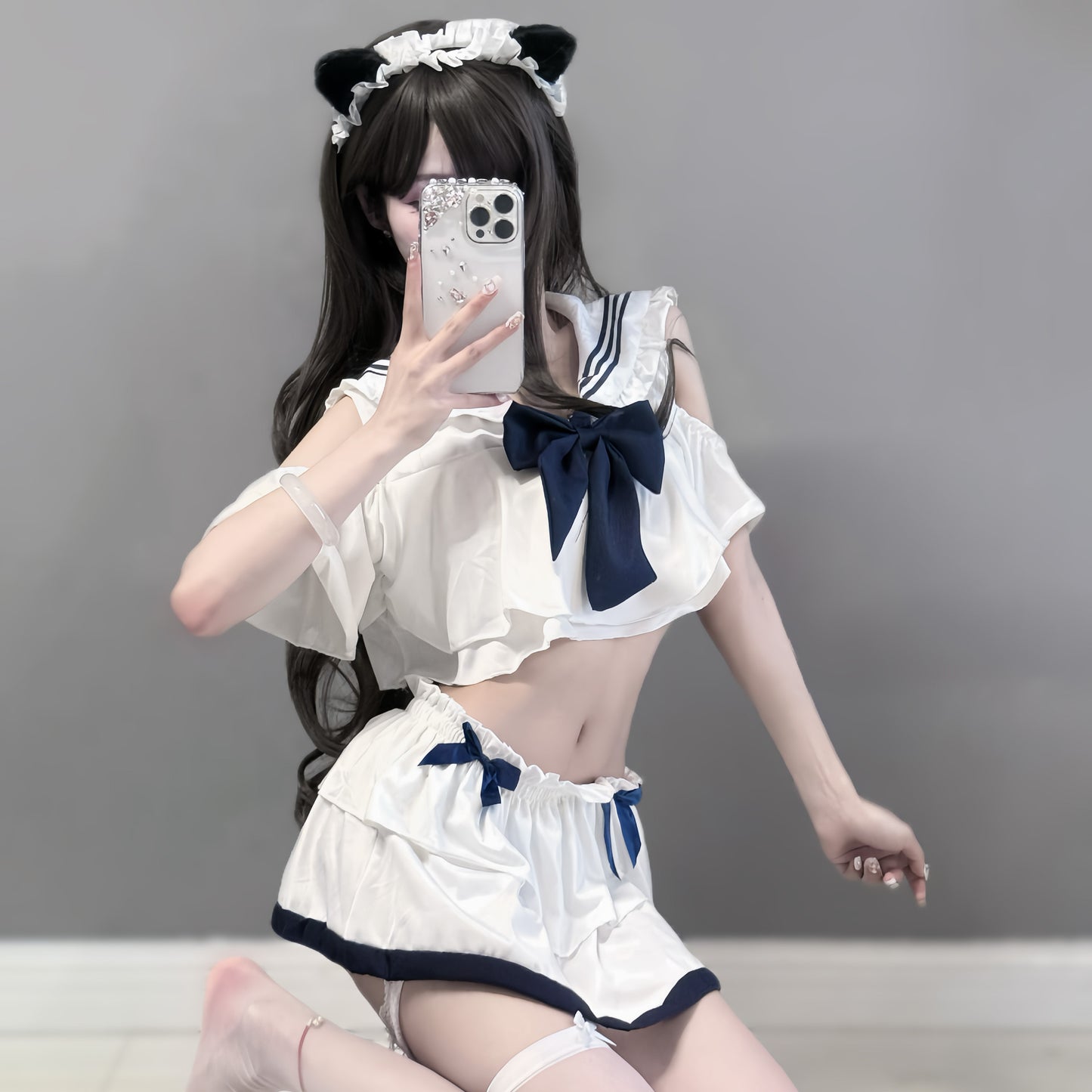 性感水手学生装 清纯JK制服5085