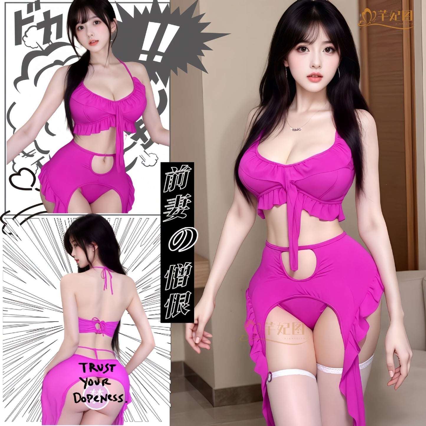 拉丁女郎性感衣7091