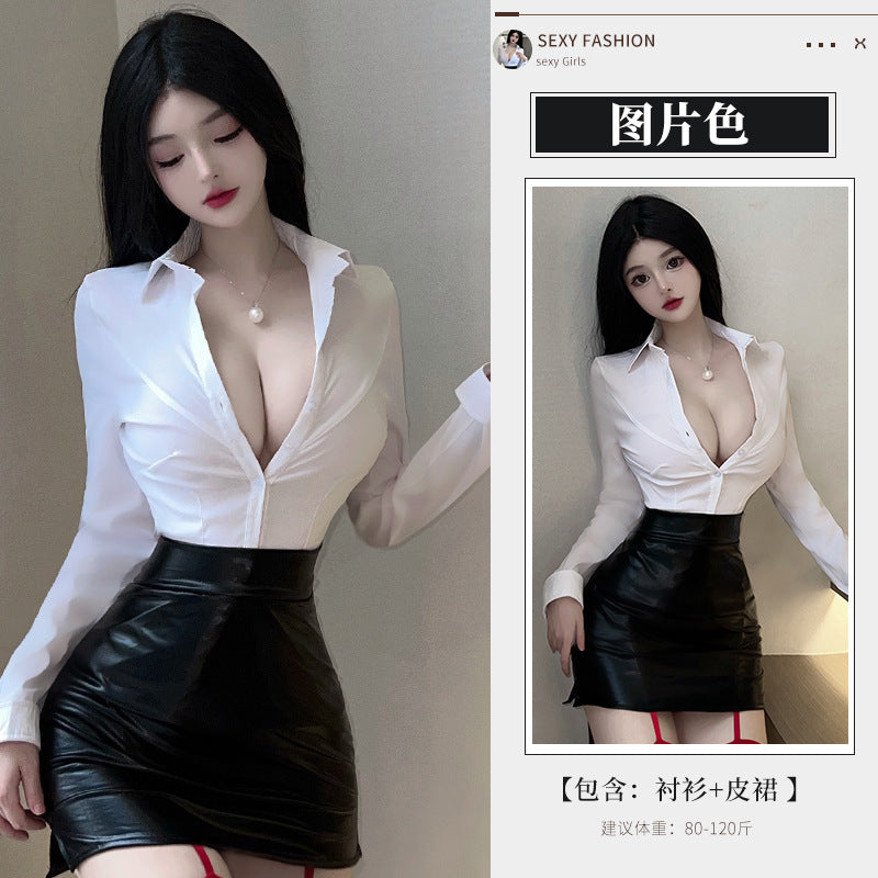 情趣秘书制服套装8503