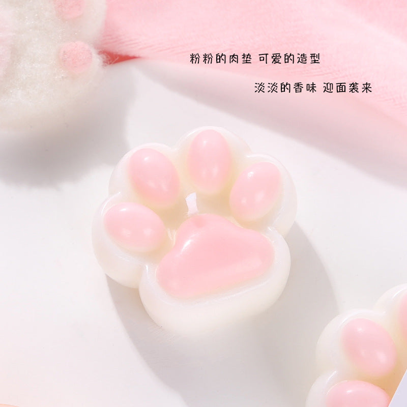 可爱猫爪低温蜡烛香薰蜡烛滴蜡
