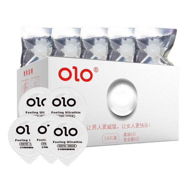Lust Lab OLO超薄避孕套10只装,亲肤材质,增强快感,男女适用,隐私包装发货