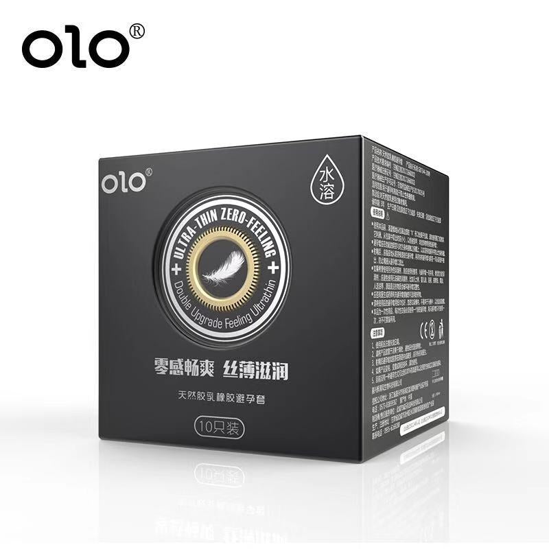 Lust Lab OLO 丝感润滑避孕套,10只装,零感贴合设计,水润顺滑,带来更自然亲密体验