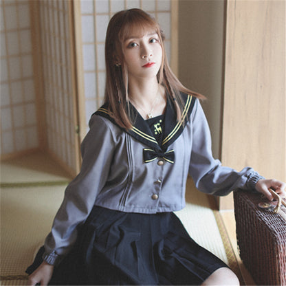 风琴鹿日系正统高质量JK制服软妹 jk9006
