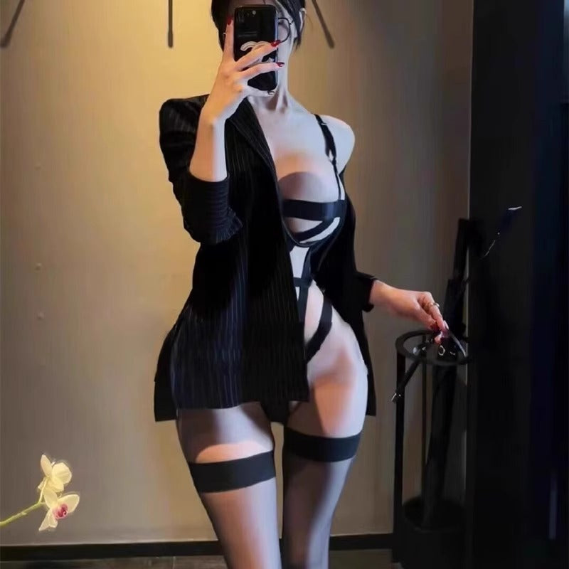 性感高冷秘书制服F442