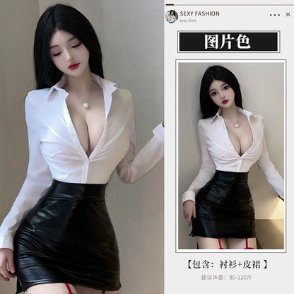 情趣秘书制服套装8503
