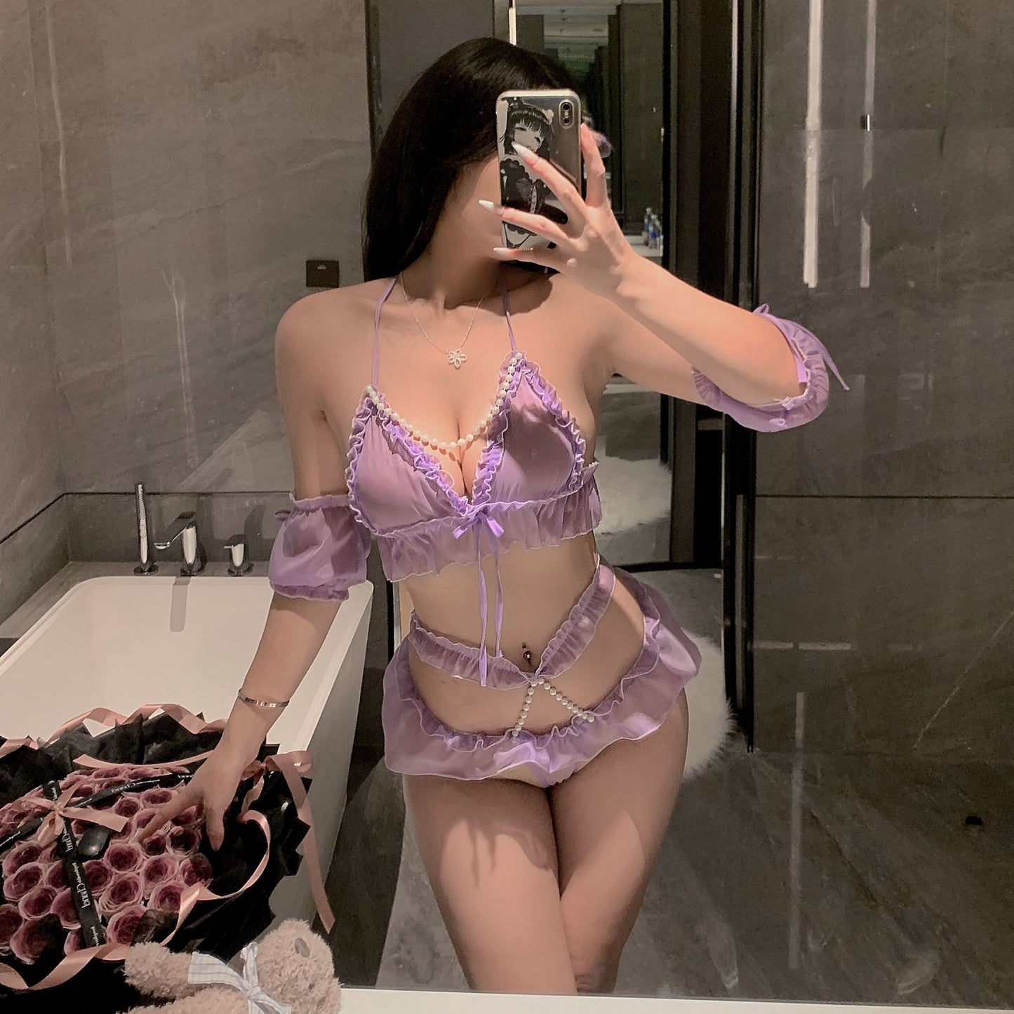 呆萌可爱比基尼H899