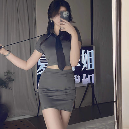 性感妖娆紧身包臀秘书制服诱惑8440