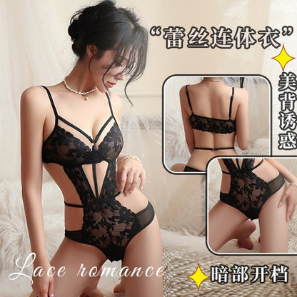 性感蕾丝透视收腰内衣 7046