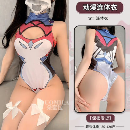 妲己死库水连体泳衣cos2336