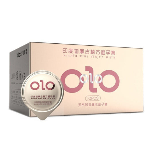 Lust Lab OLO 印度咖喱风味避孕套，10只装，异域香料气息，天然胶乳材质，带来独特刺激体验
